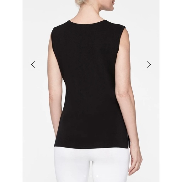 Misook Classic Knit Tank Top - Black - Picture 2 of 6